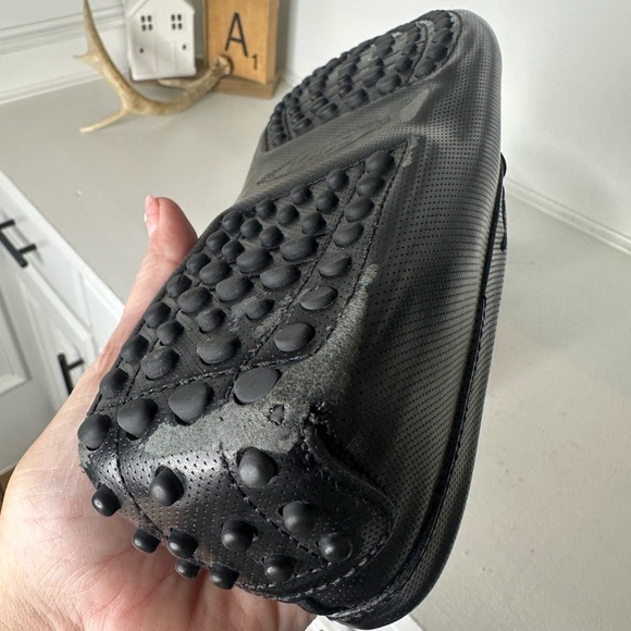 Tod’s Men’s Size 8 (Fits Men's 9.5) Black Leather Driving Loafers Made in Italy - Picture 8 of 10